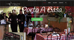 Desktop Screenshot of laportoacasarestaurant.com